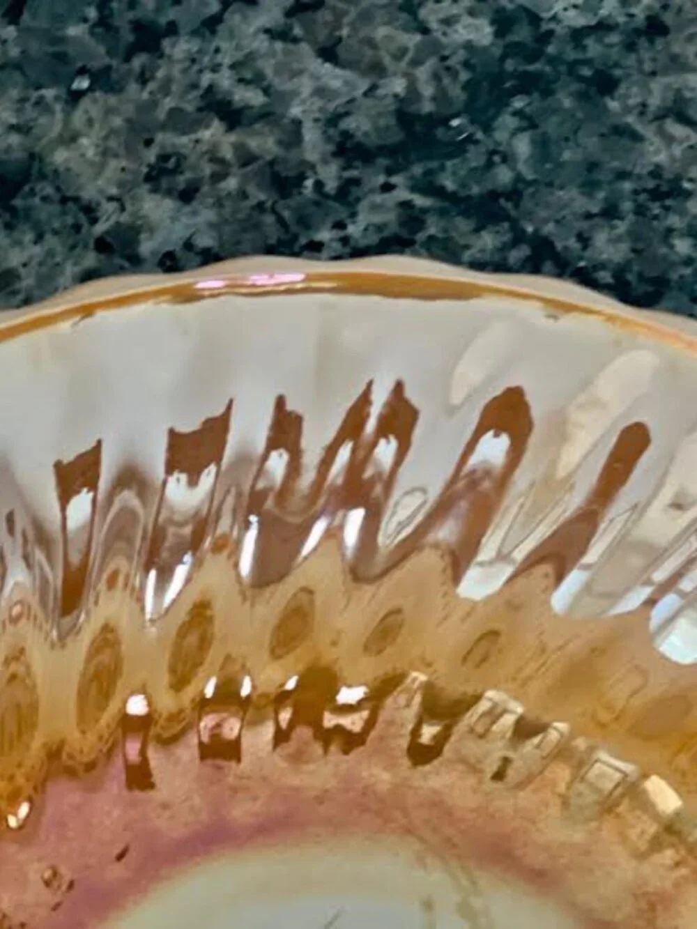 Vintage  3 Lustre Bowls Fire King Peach Anchor Hocking Dinnerware